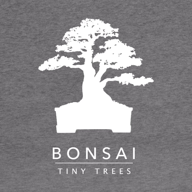 Bonsai - Tiny trees (White) by solublepeter